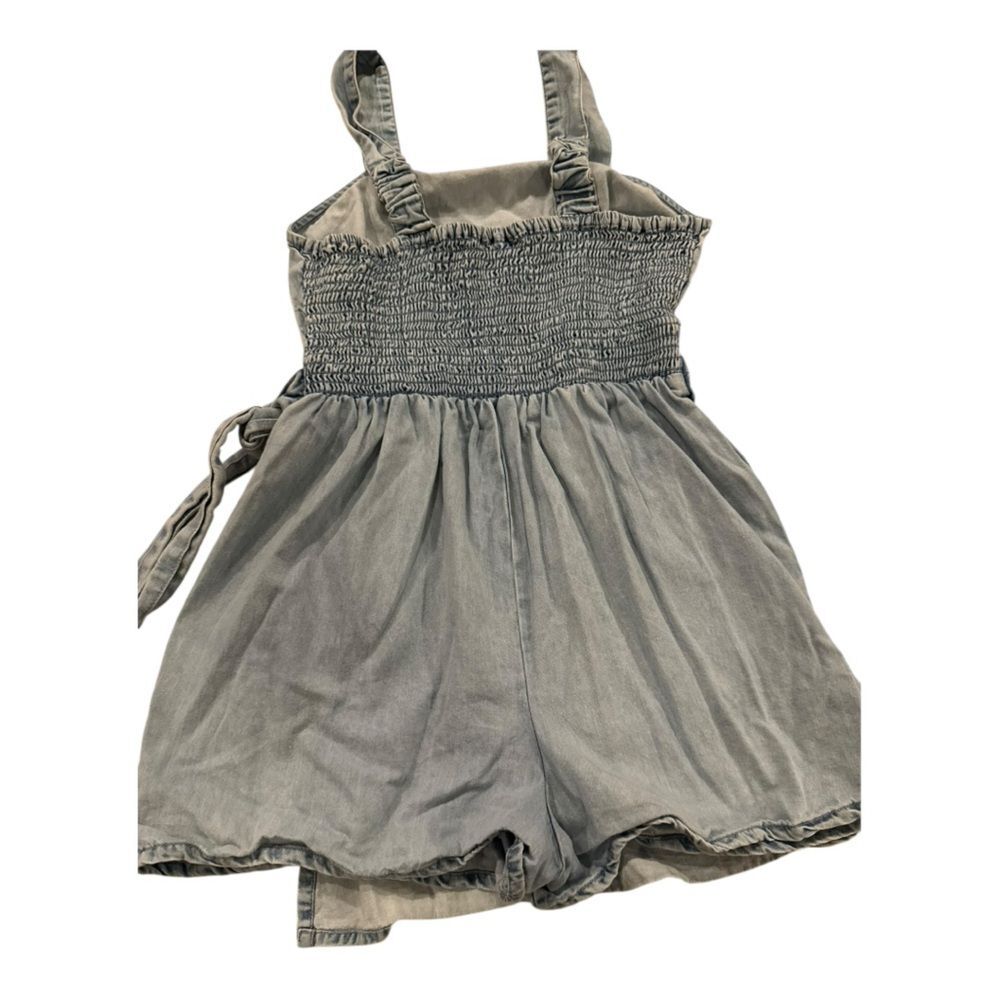 Sincerely Jules Denim Sundress Romper Skort SZ XS - Picture 2 of 12